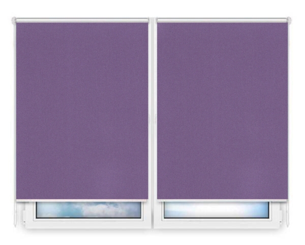 Рулонные шторы Мини Металлик-фиолетовый цена. Купить в «Мастерская Жалюзи»